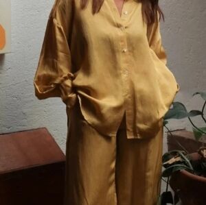 Laude The Label Oversized Button Down Shirt S/M